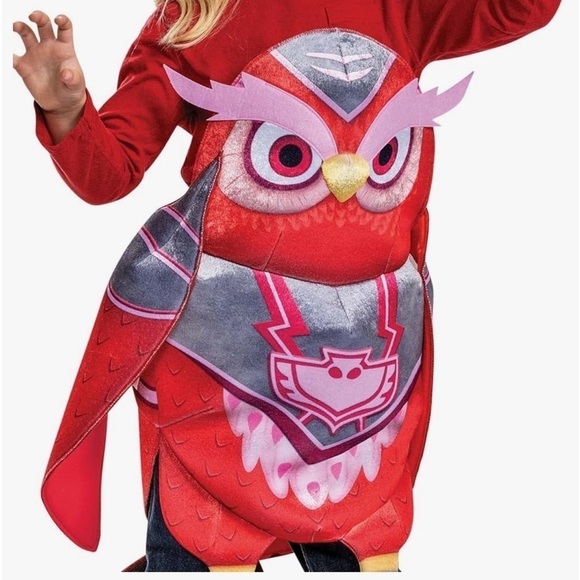 NWT Disguise owl bird PJ Mask Megasuit Costume Official PJ Masks Costume Ride-On - Picture 4 of 6